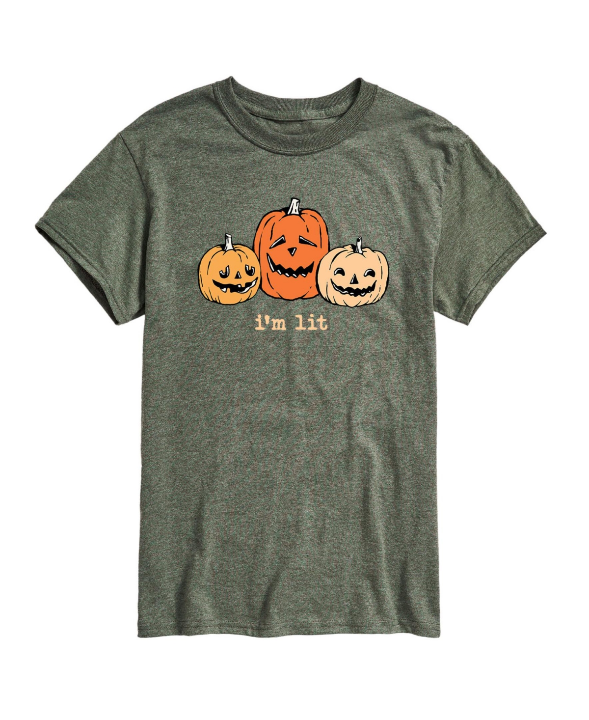 Airwaves Men's Instant Message Halloween Short Sleeve T-shirt In Green