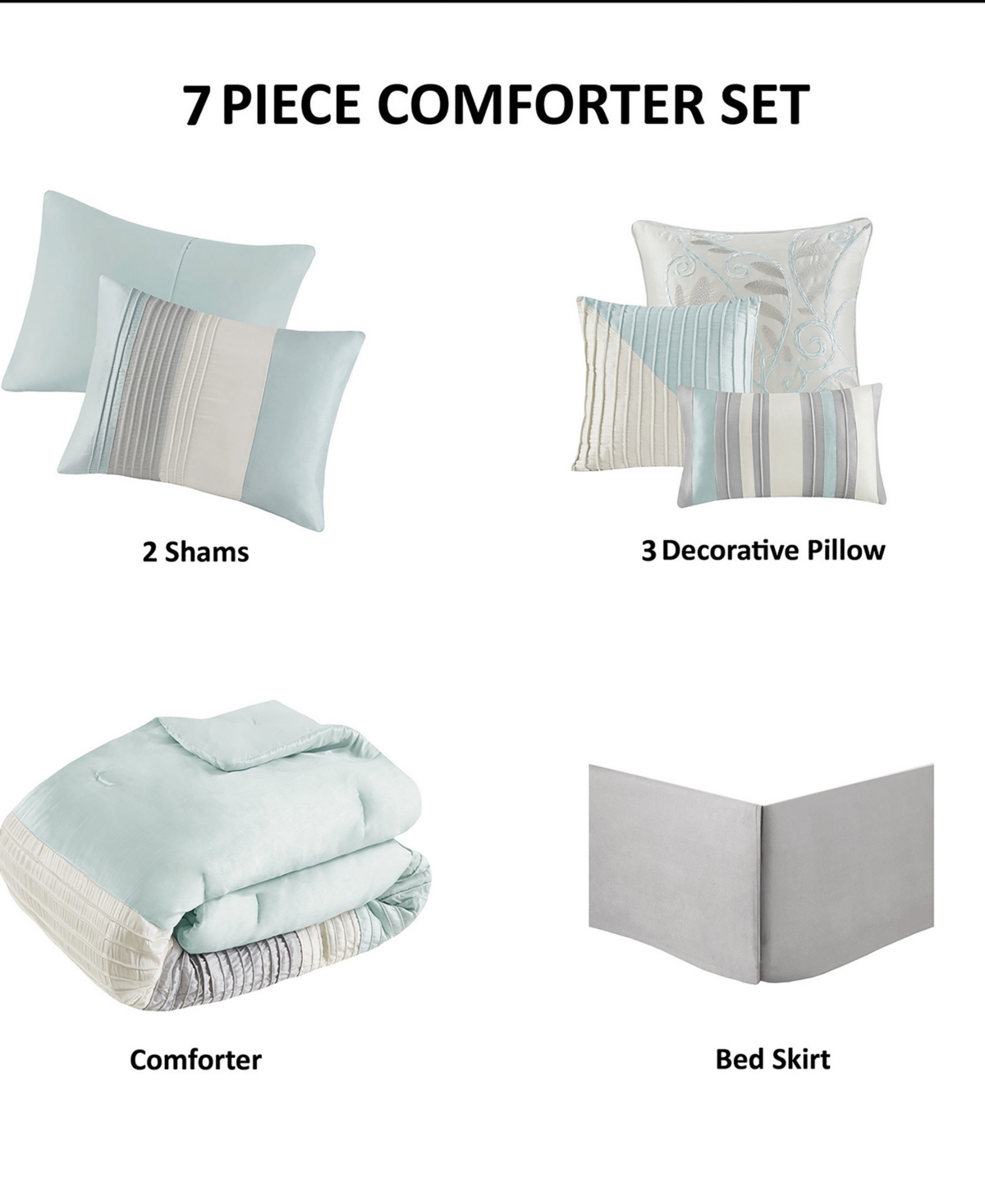 Closeout! Madison Park Amherst 7-Pc. Comforter Set,