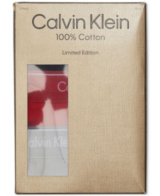 Calvin Klein Men's 3-Pk. Cotton Classics Briefs Underwear, A Macy's ...