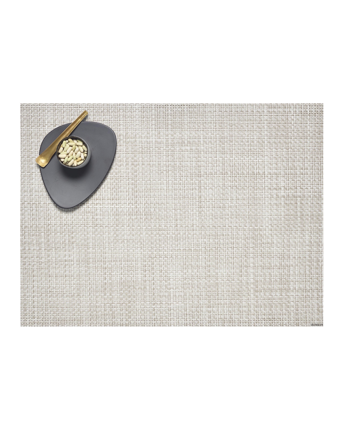 Chilewich Chilewhich Basket Weave Table Mat, 14" X 19" In Natural