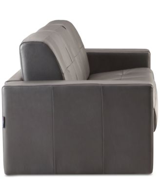 Shevrin Leather Sleeper Sofa