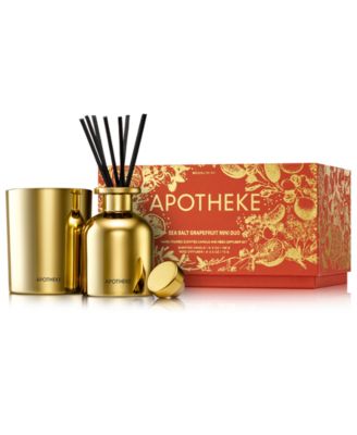 APOTHEKE - 2-Pc. Sea Salt Grapefruit Mini Scented Candle & Reed Diffuser Gift Set