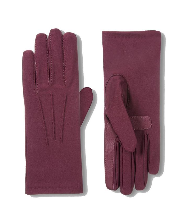 Isotoner Signature Women's Lined Spandex Touchscreen Gloves Macy's