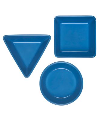 Stoneware 3 Piece Tapas Dishes Set