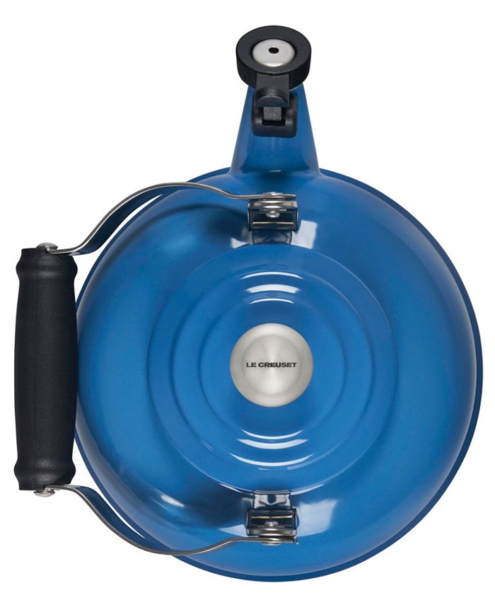 Le Creuset 1.7 Quart Enamel on Steel Whistling Tea Kettle - Blue - 1.7 Quart