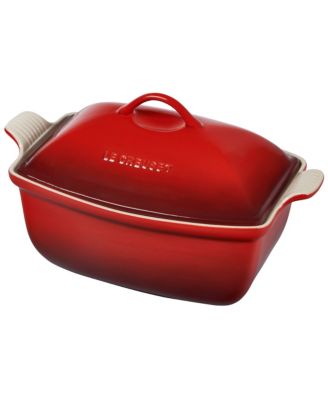 Heritage Stoneware 4.5 Quart Deep Baker with Lid