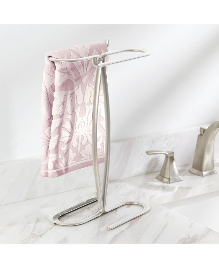 mDesign Metal Hand Towel Holder Stand for Bathroom Countertop Macy's