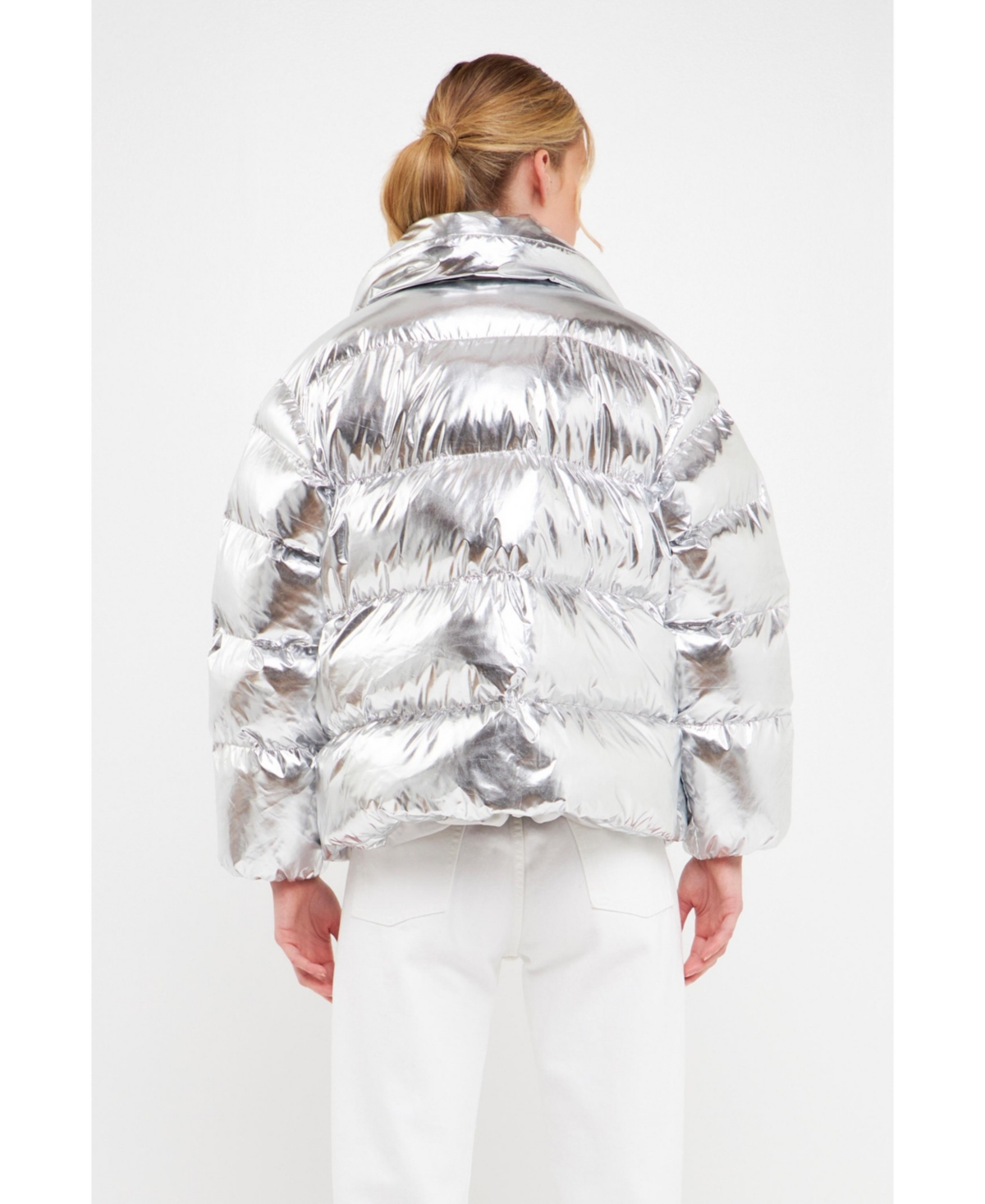 endless rose Women's Belted Puffer Jacket