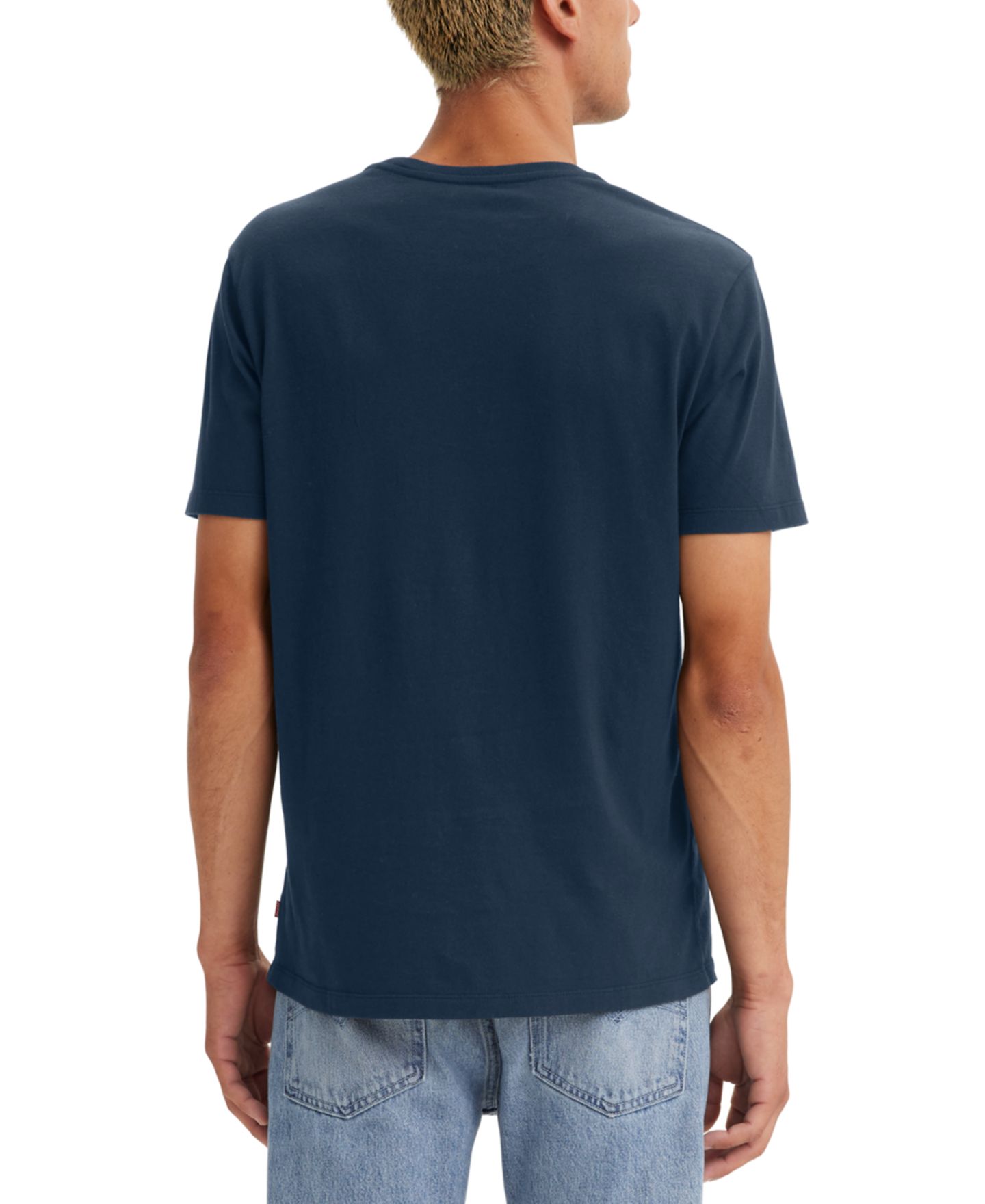 Мужская футболка Levi's Classic Short-Sleeve Graphic Crewneck, цвет: Buffalo Dress Blues — фото 2