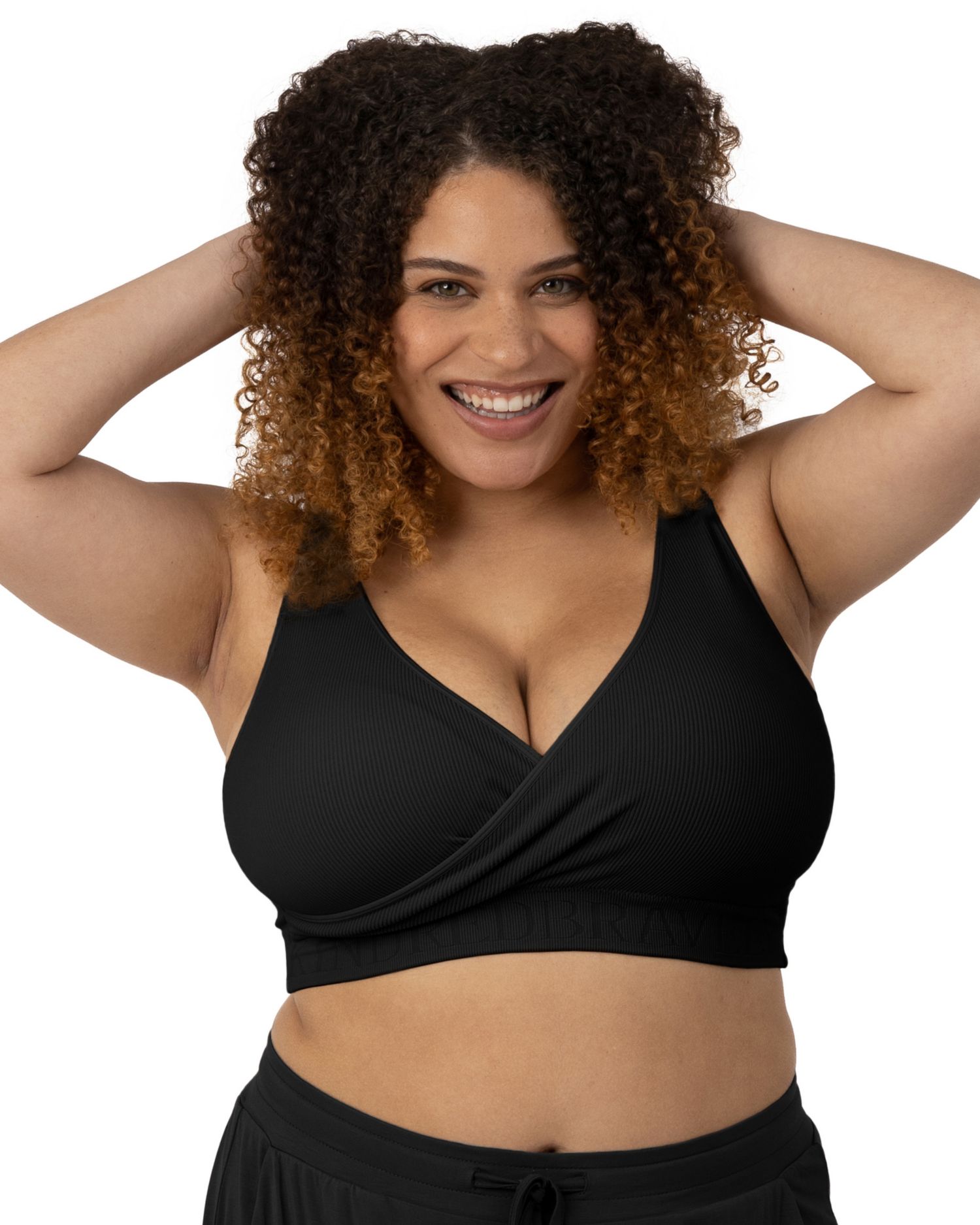Maternity Busty Sublime Adjustable Crossover Nursing & Lounge Bra - Fits 30E-40I