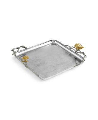 Butterfly Ginkgo Luxe Matzah Plate