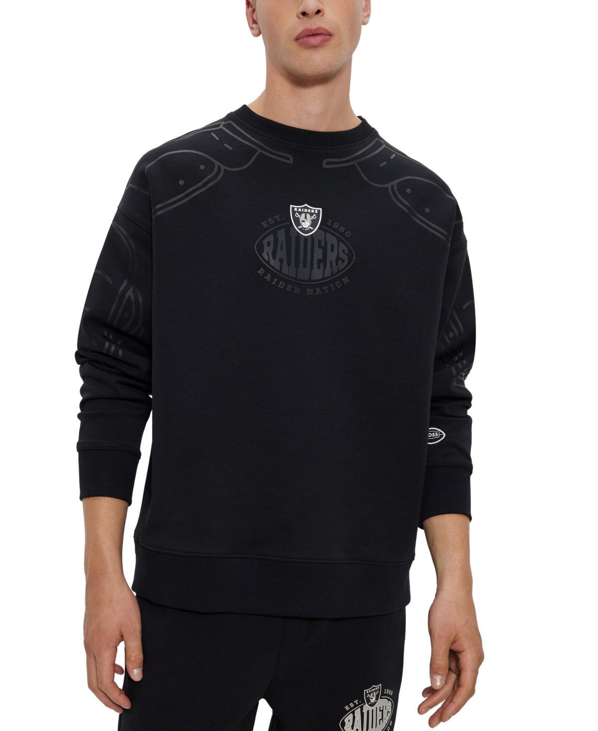 HUGO BOSS BOSS BY HUGO BOSS MEN'S BOSS X NFL SWEATSHIRT 