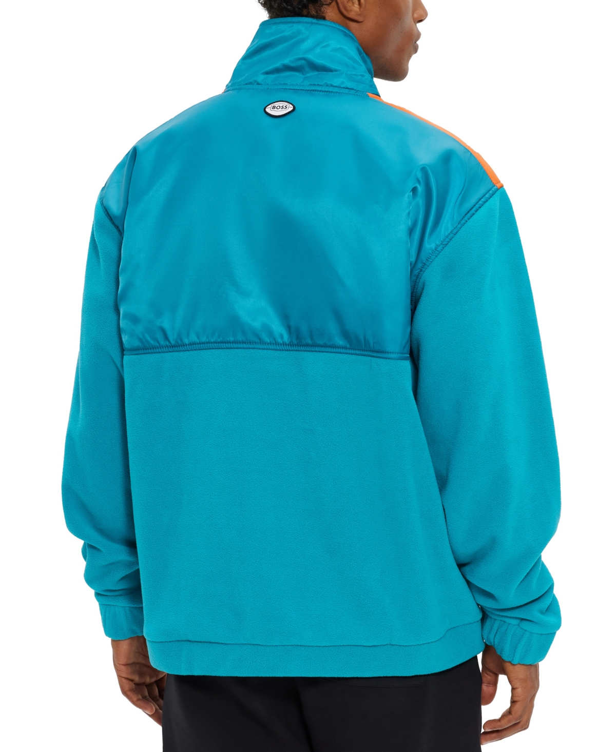Boss by Hugo Boss Men's Boss x Miami Dolphins Nfl Zip-Neck Sweatshirt