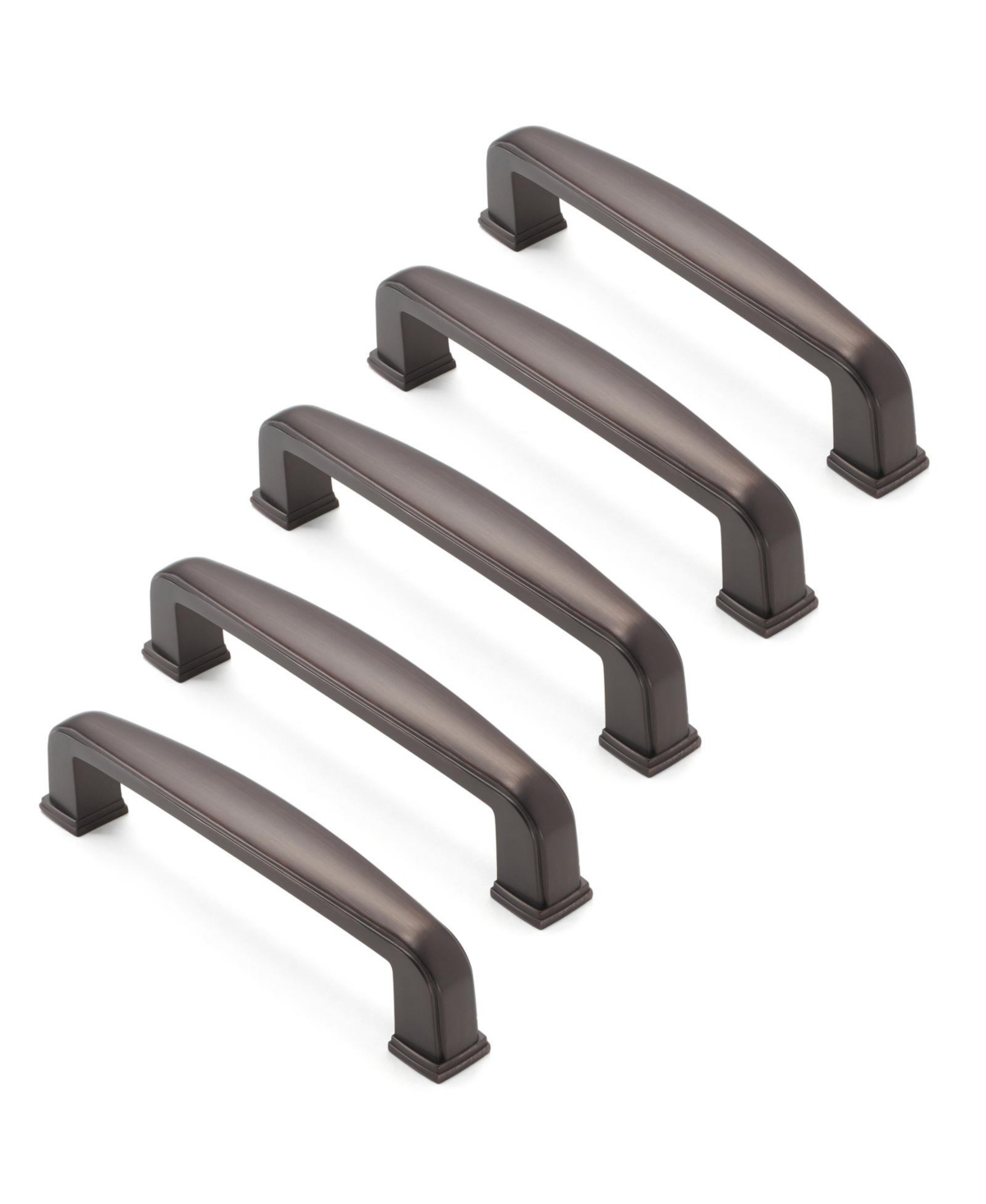 Cauldham 5 Pack Solid Kitchen Cabinet Handles (5