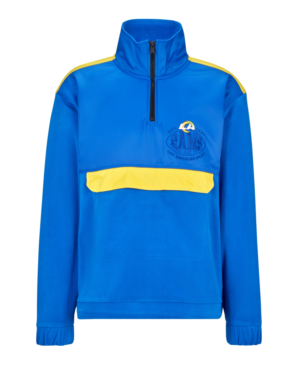 Boss by Hugo Boss Men's Boss x Los Angeles Rams Nfl Zip-Neck Sweatshirt