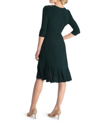 Women's Whimsy Ruffled Midi Wrap Dress