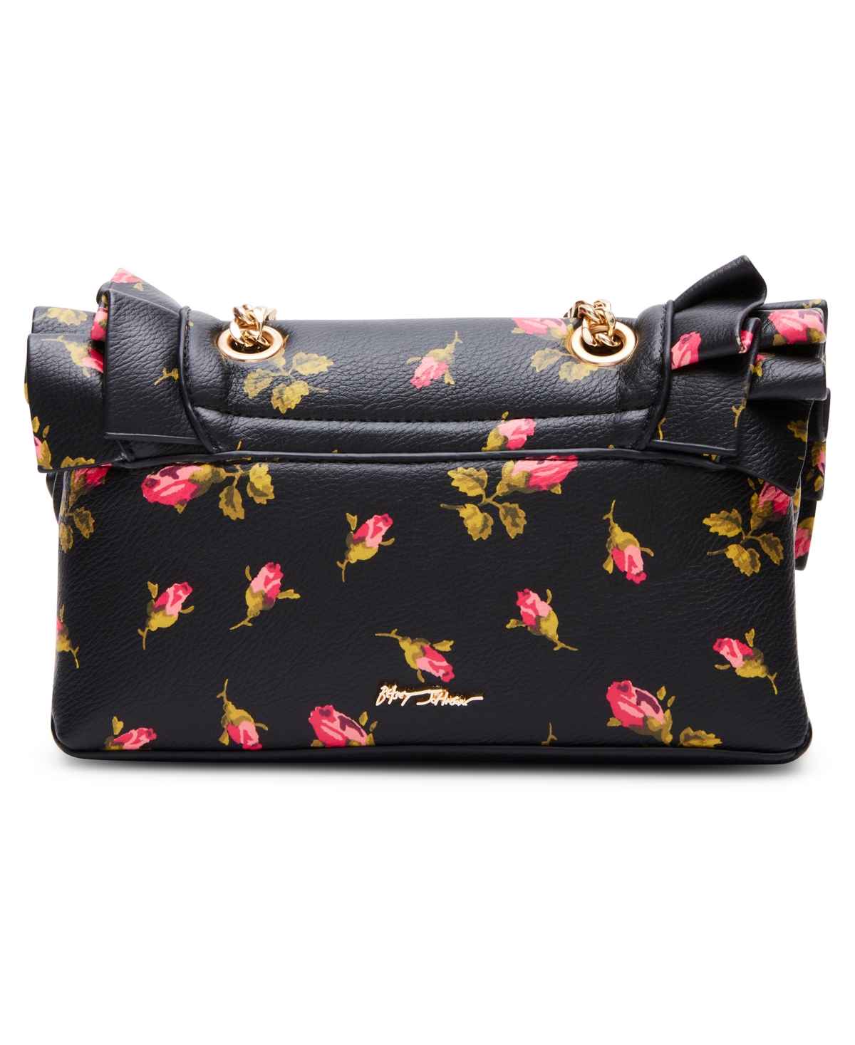 Betsey Johnson Ruffle Convertible Bag