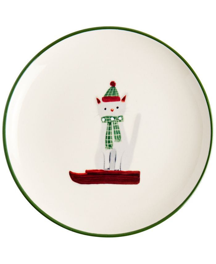 Tabletops Unlimited Furry Cats Appetizer Plates, Set of 4 Macy's