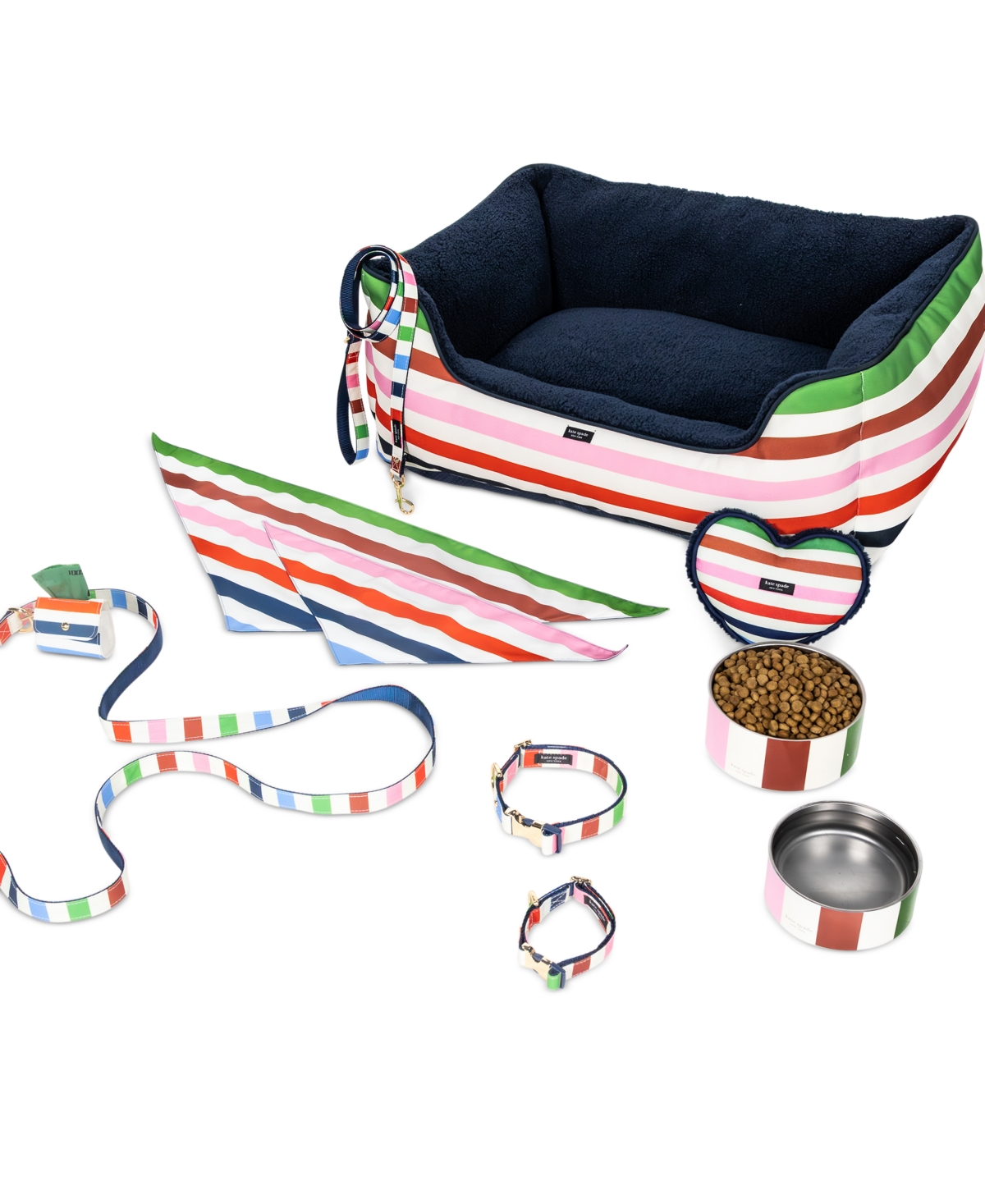 Kate Spade New York Adventure Stripe Pet Bed