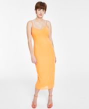Orange top dress macys