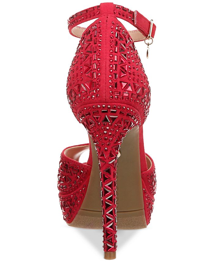 Thalia Sodi Women's Chace Embellished Platform Pumps Macy's