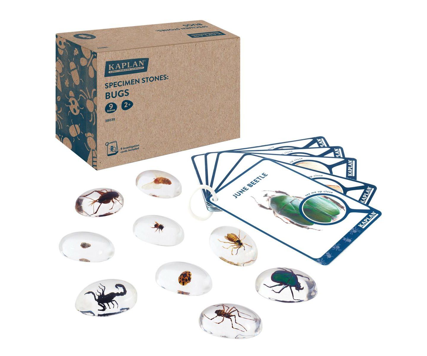 Детские игрушки Kaplan Early Learning Specimen Stones: Bugs, цвет: Разноцветный — фото 1