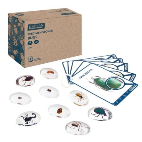 Детские игрушки Kaplan Early Learning Specimen Stones: Bugs, цвет: Разноцветный
