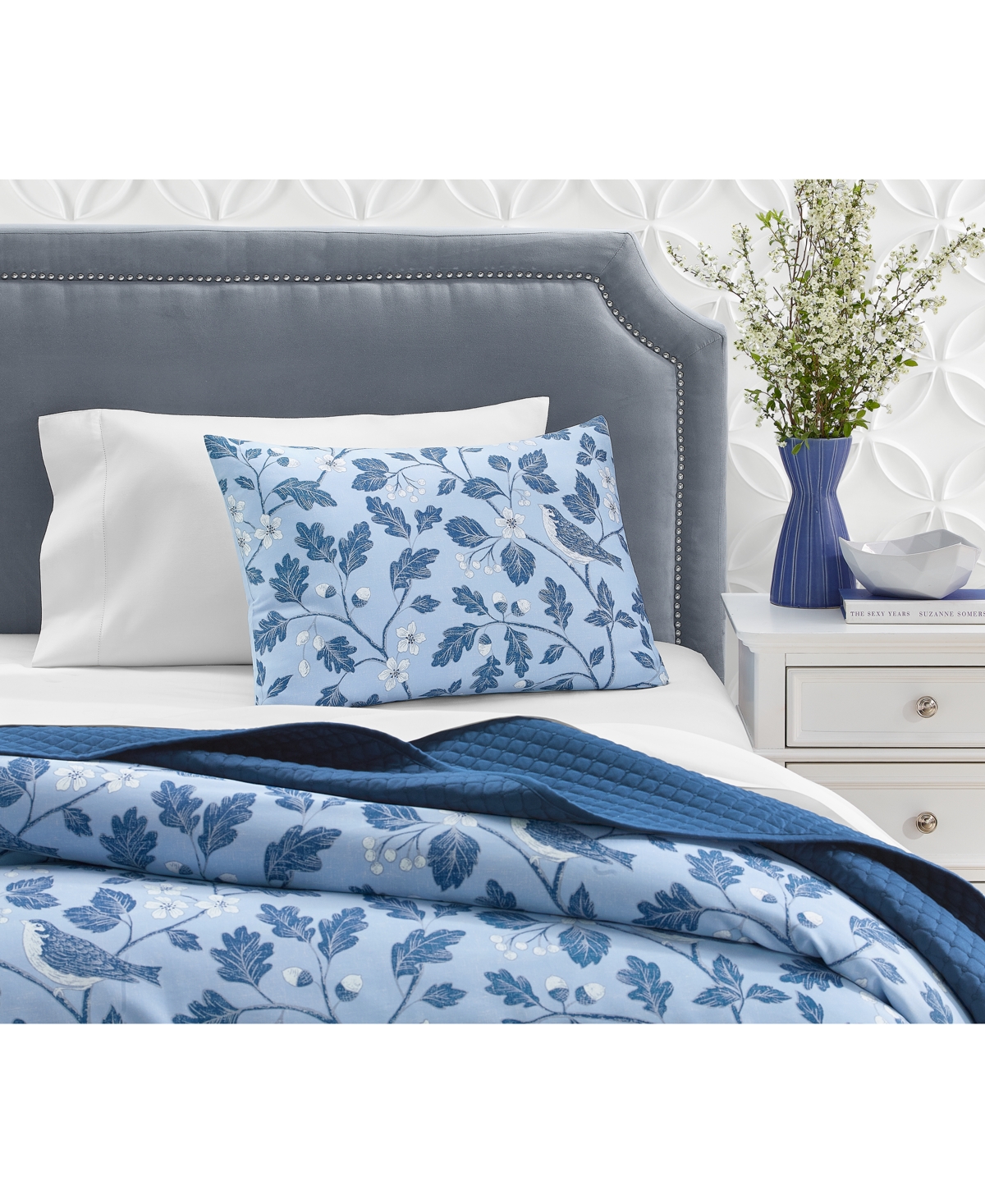 Shop Charter Club Aviary 2-pc. Comforter Set, Twin, Created For Macy's In Blue