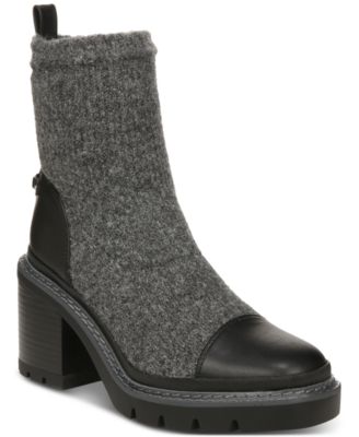 Sam Edelman - Women's Rozanna Pull-On Lug-Sole Sweater Booties
