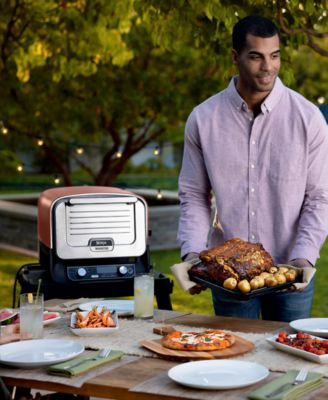 Woodfire Pizza Oven, 8-in-1 Outdoor Oven, 5 Pizza Settings, Up to 700 Fahrenheit High Heat, BBQ (Barbecue) Smoker - OO101