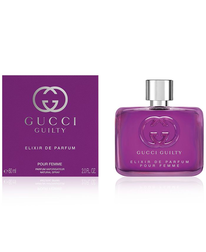 Gucci Guilty Elixir de Parfum Pour Femme, 2 oz. Macy's
