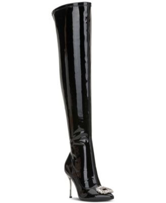 I.N.C. International Concepts Women s Romina Embellished Pointed Toe Over The Knee Boots Created for Macy s Macy s