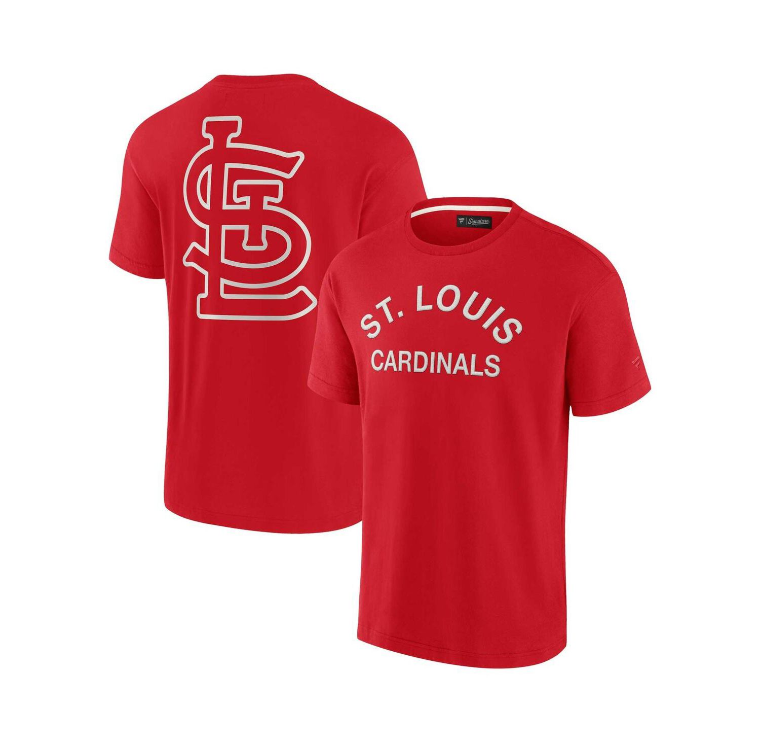 Men's and Women's Red St. Louis Cardinals Super Soft Short Sleeve T-shirt