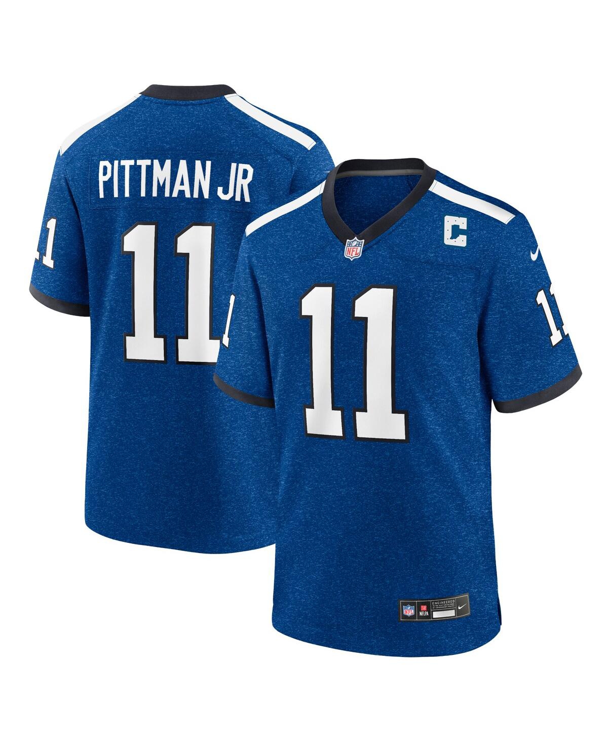Men's Nike Michael Pittman Jr.Indianapolis Colts Indiana Nights Alternate Game Jersey - Royal
