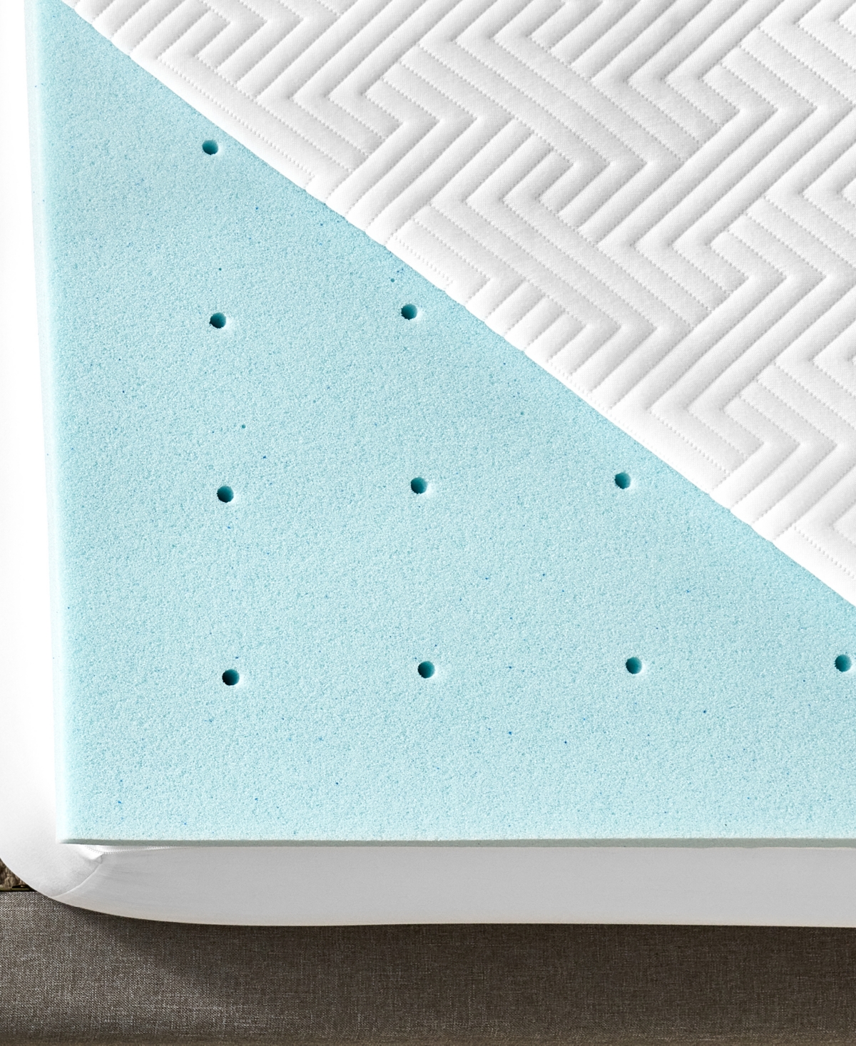 ProSleep 2" Gel-Infused Memory Foam Mattress Topper with Circular-Knit Cover