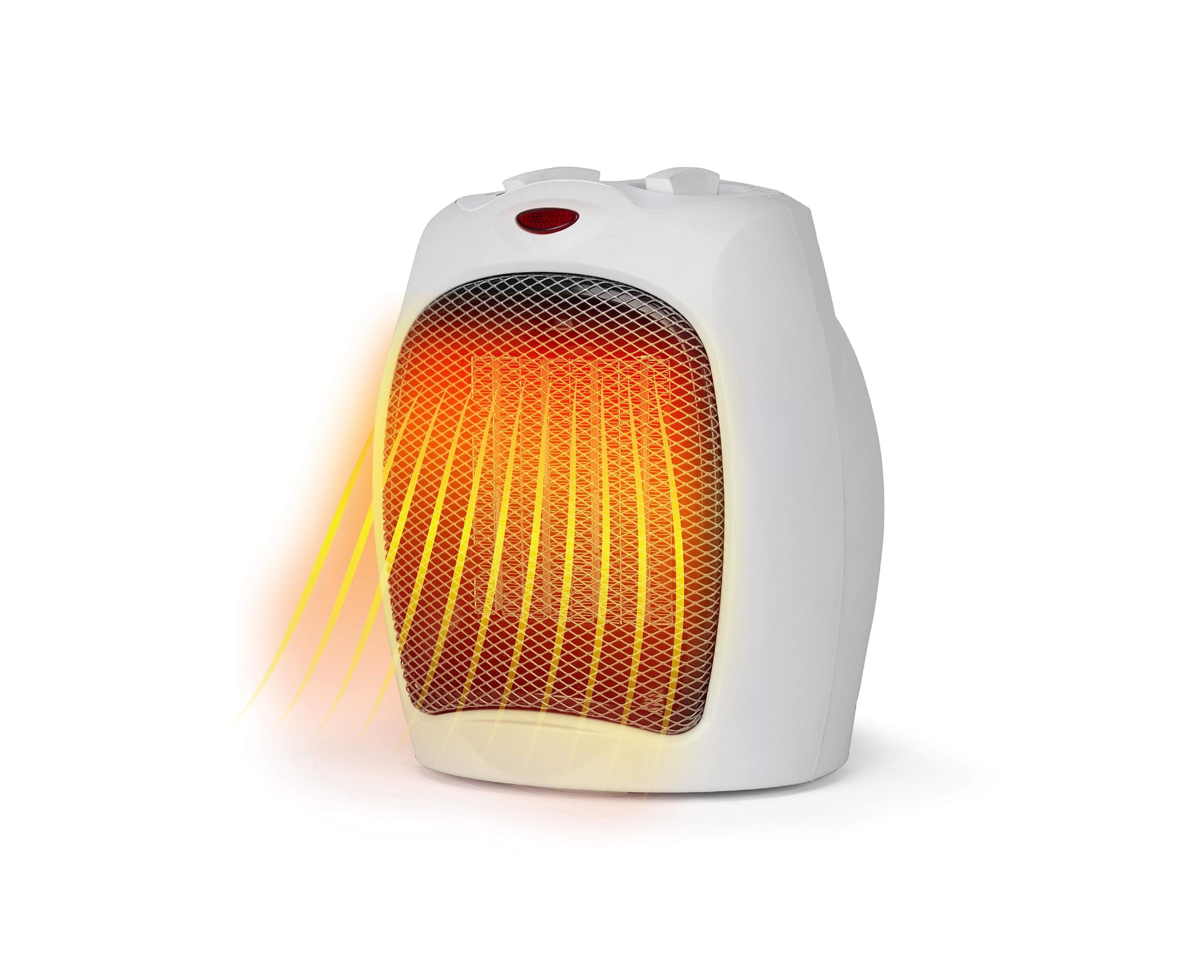 Black & Decker Black and Decker Portable Space Heater, 1500W Small Space Heater with Overheat Protection for Indoor Use, White