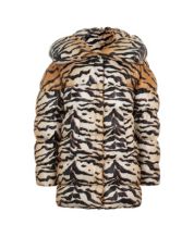 Macys discount leopard coat