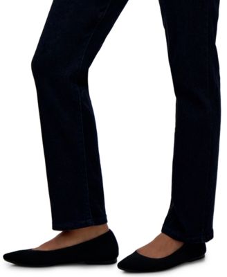 Petite High-Rise Straight-Leg Jeans, Created for Macy's