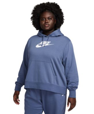 Nike - Plus Size Active Sportswear Club Hooded Fleece Sweatshirt