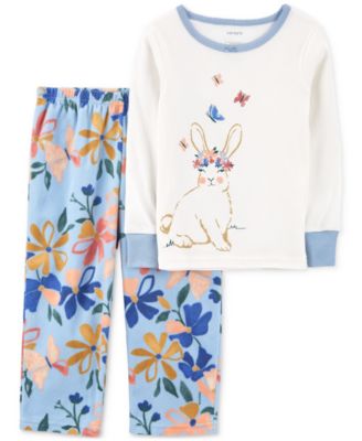 Carter's - Toddler Girls 2-Pc. Bunny Pajama Set