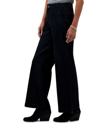 Petite High-Rise Wide-Leg Jeans