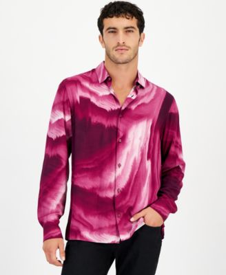 I.N.C. International Concepts - Men's Swirl Graphic Shirt