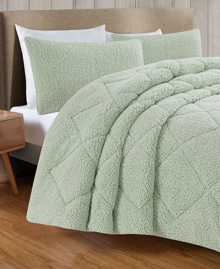 Macys sherpa deals comforter