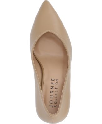 Women's Simonne Block Heel Pointed Toe Pumps