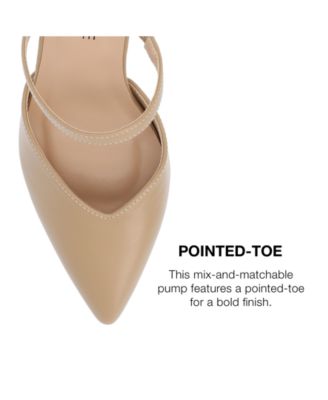 Women's Yvon Pointed Toe Slip On Pumps