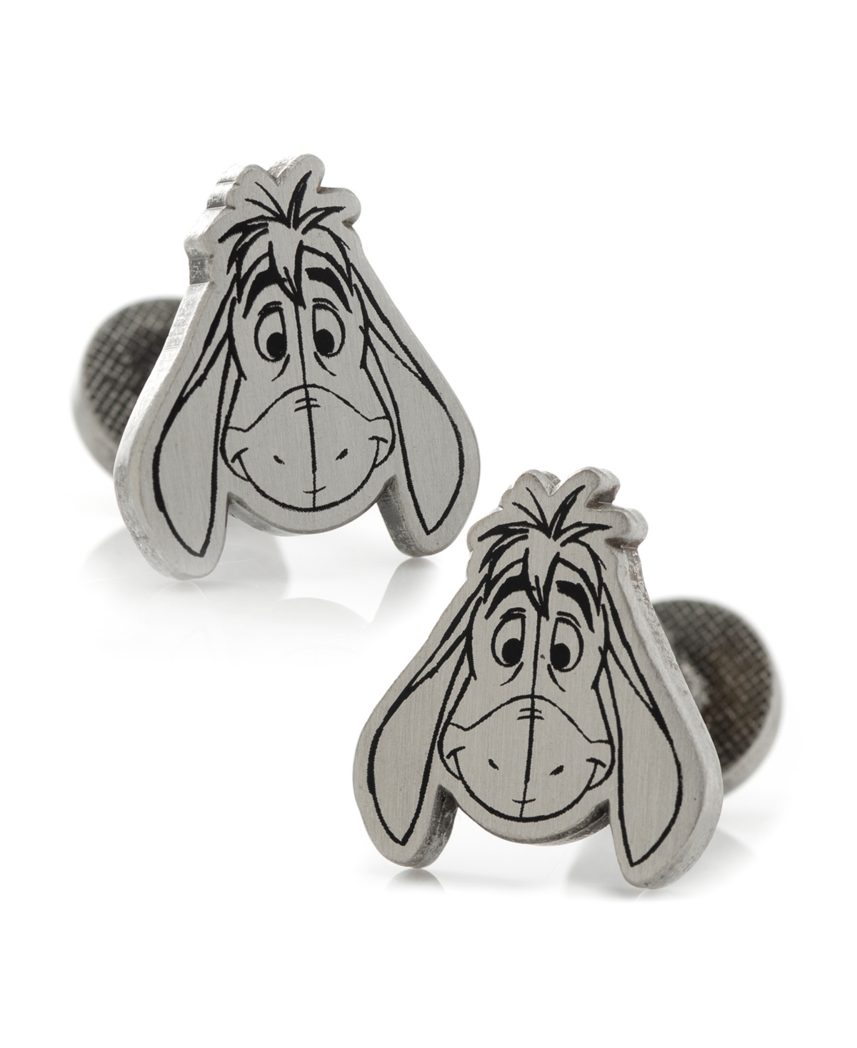 Disney Men's Eeyore Cufflinks In Silver