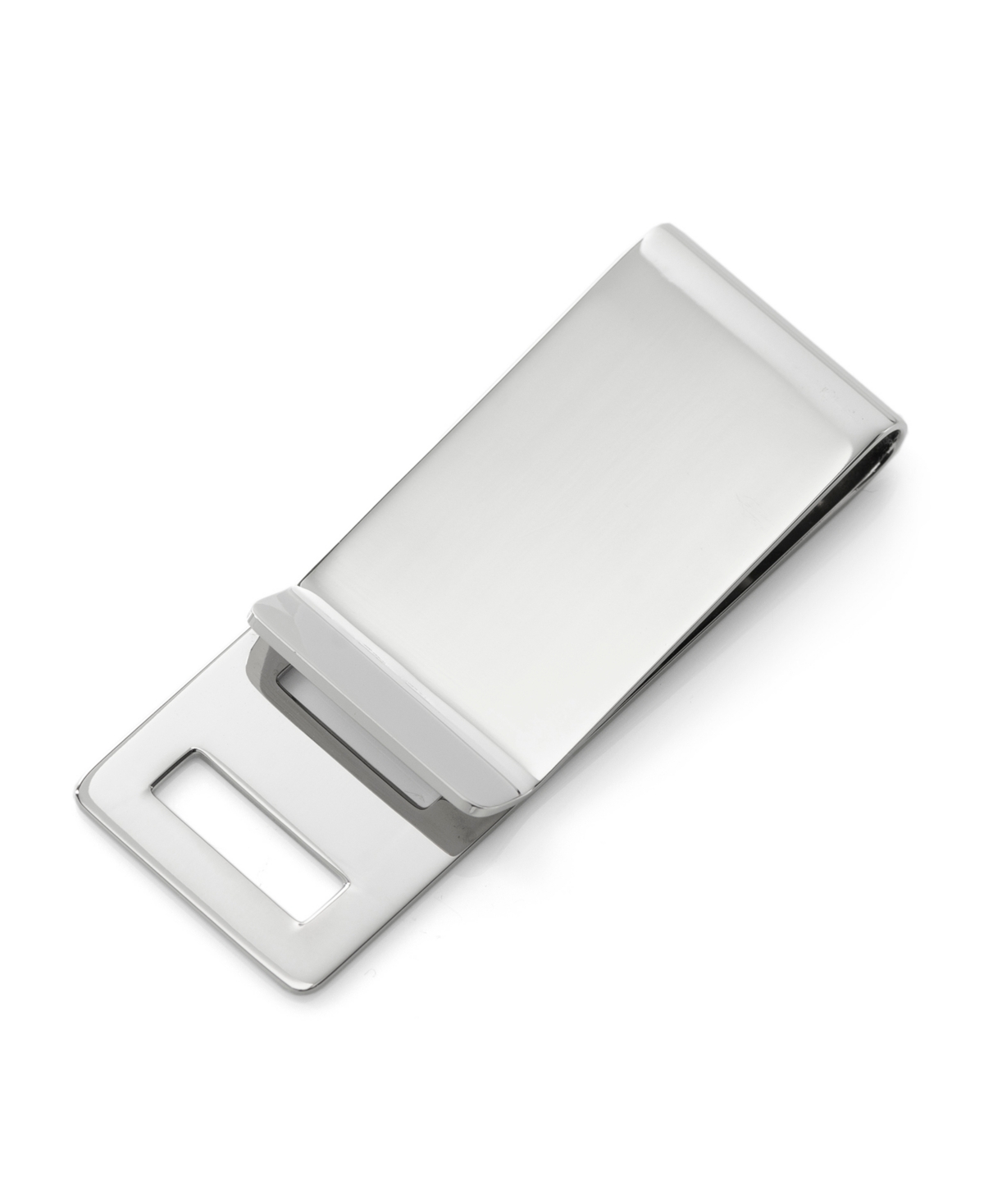 Shop Ox & Bull Trading Co. Men's Stainless Steel Cut Out Money Clip In Silver