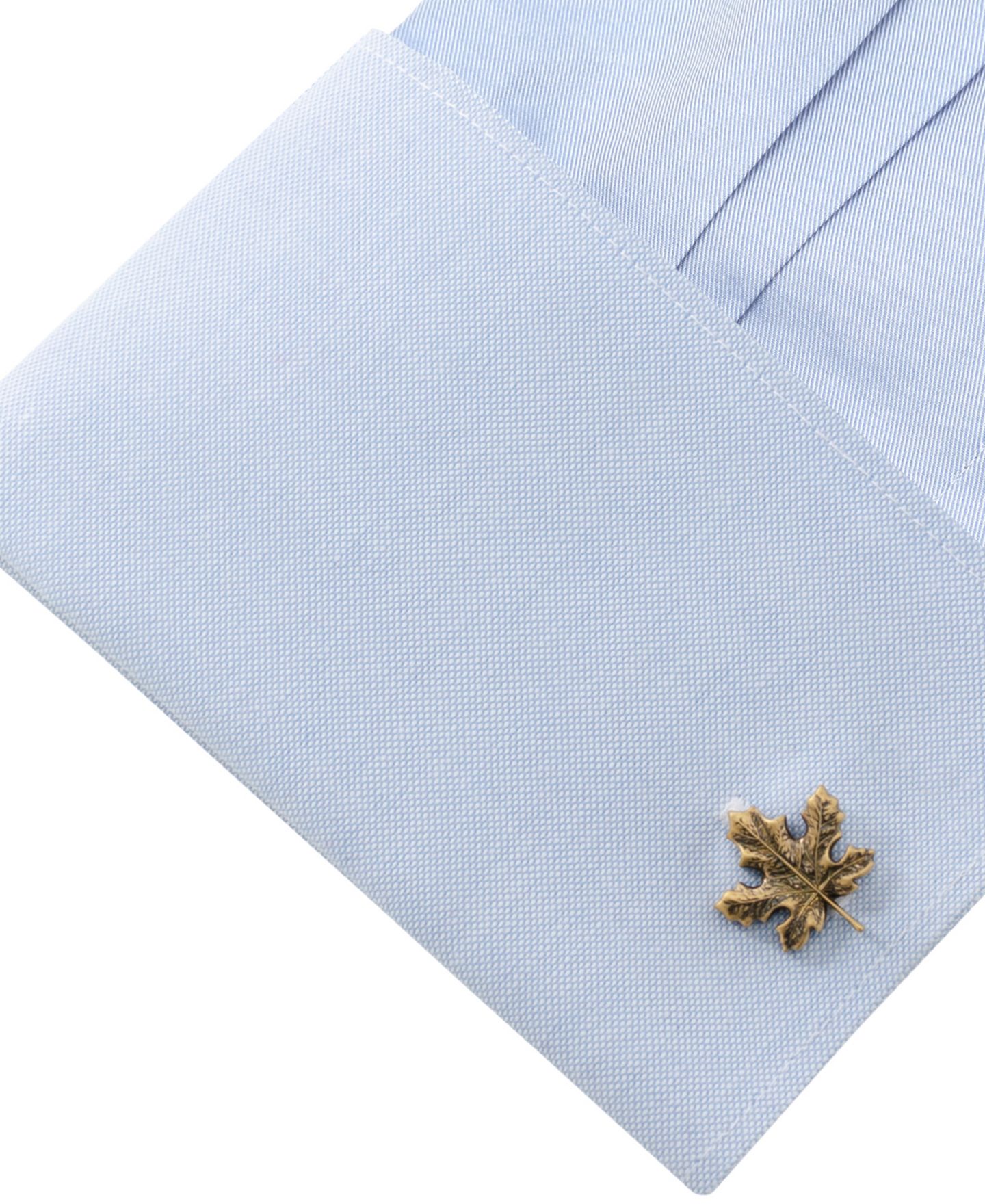 Мужские запонки Cufflinks Inc. 3D Maple Leaf Cufflinks — фото 3