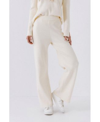 Women's Knit Wide Pants