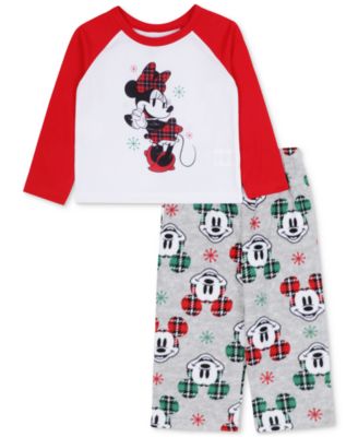 Briefly Stated - Little Kids 2-Pc. Mickey & Minnie Mouse Pajamas Set